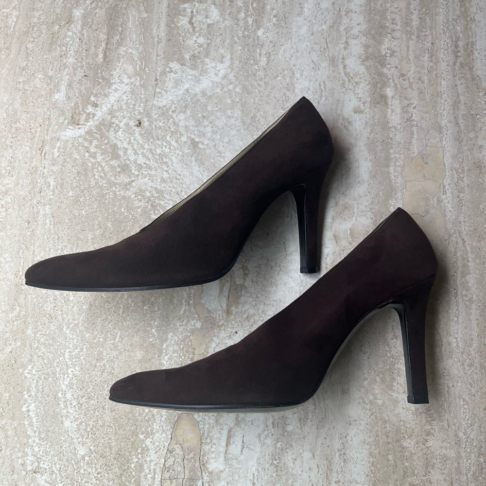 YSL Brown Heels 7